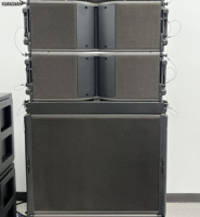 Sistem Speaker Line Array Dual 8 Inch LA 208 + SB18 dengan Subwoofer 18 Inch Sistem Audio PA Profesional