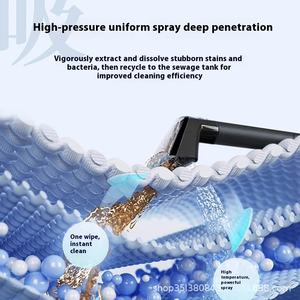 Machine électrique <span class=keywords><strong>sans</strong></span> <span class=keywords><strong>fil</strong></span> tout-en-un pour le nettoyage des tissus humides et secs <span class=keywords><strong>Nettoyeur</strong></span> de rideaux pour petits tapis et canapés avec aspiration par pulvérisation - Product Image 4