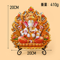 Figurines Ganesha Shiva en résine 3D personnalisées en gros pour le culte Ornements d'art hindou Ornements décoratifs pour la maison Modèle de modèle