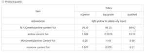 Fabriekslevering N,N-Dimethylaniline (DMA) 99% |   Tussenproduct voor triarylmethaan & basisverfstoffen - Product Image 6