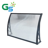 Auvent de bricolage Auvents en polycarbonate Auvents en aluminium Porte Entrée Fenêtre Auvent