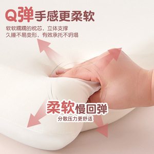 Kids <b>Memory</b> Foam Pillow Rectangle Neck Support For Children Age 4 Years Up Bedroom Dormitory Afternoon Nap - Product Image 2