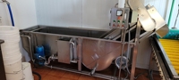 RVS fruitconcentraat verwerkingslijn met sterilisator en vulmachine voor drankenafvulproductie in een fabriek