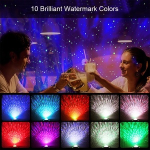 <span class=keywords><strong>Projecteur</strong></span> de Lumière LED Vague Océanique RGB avec Télécommande, Lampe d'Ambiance <span class=keywords><strong>Ciel</strong></span> <span class=keywords><strong>Étoilé</strong></span> pour Chambre d'Enfants et d'Adultes - Product Image 5