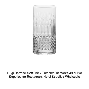 Vaso para Bebidas Luigi Bormioli Diamante 48 cl, Altura 15.7 cm, Diámetro 7.2 cm - Product Image 2