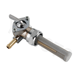 <span class=keywords><strong>Pour</strong></span> Harley Big Twin Sportster pièces de <span class=keywords><strong>moto</strong></span> 22mm filtré Petcock coude carburant vanne d'arrêt broche droite 62167-81 62163-75 - Product Image 1