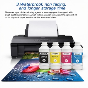 Botella de Recarga de Tinta Pigmentada a Base de Agua CMYK Goosam de 1000 ml, Compatible con Impresoras Canon PRO-4000, PRO-2000 y PRO-6000 - Product Image 4