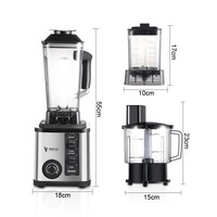 Keukenapparatuur 3-in-1 set: mixer, sapcentrifuge, voedselhakselaar, koffiemolen, grote capaciteit ijsblender, blender voor thuisgebruik