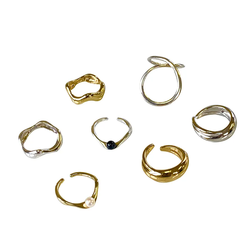 Fashion jewelry product artificial accessories women rings set