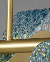 Guangdong lustre chevet lustre en verre de murano