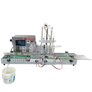 Máquina de llenado automático de cuatro cabezales, máquina para embotellado de agua <span class=keywords><strong>con</strong></span> cinta transportadora - Product Image 3