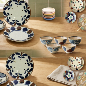 Ensemble d'ustensiles en céramique japonaise d'occasion, sans marque, passe au lave-vaisselle et au four - Product Image 3