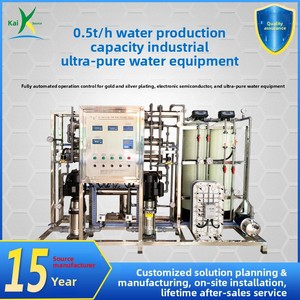 Vente directe usine – Équipement industriel d'eau ultrapure 0,5 T/h – Système de traitement d'eau haute pureté par osmose inverse (<span class=keywords><strong>RO</strong></span>) et échange d'ions (EDI) pour placage électronique - Product Image 5