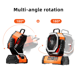 Xách tay điều khiển kỹ thuật số bốn tốc độ điều khiển từ xa cắm trại <span class=keywords><strong>Fan</strong></span> 20000mAh sạc cắm trại <span class=keywords><strong>fan</strong></span> hâm mộ với ánh sáng - Product Image 5