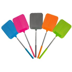 Raquette à moustiques télescopique 80 cm en acier inoxydable extensible pour usage au plafond - Product Image 2