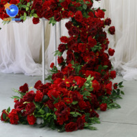 Chemin de Table à fleurs en soie pour mariage, LFB2099-3