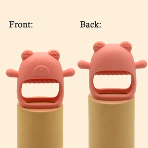 BHD Unisex giocattoli per la dentizione Unisex in <span class=keywords><strong>Silicone</strong></span> Anti-goccia per uso alimentare con pelle morbida senza massaggio BPA - Product Image 4
