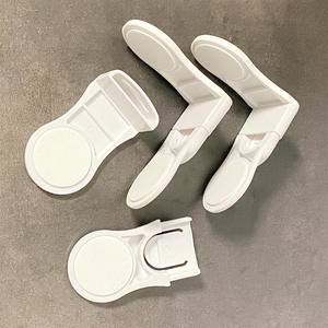 Nouvelle serrure d'angle multi-usages pour nourrissons bébés serrure de <span class=keywords><strong>porte</strong></span> d'armoire de sécurité à Angle droit Protection infantile bébé serrure de tiroir en plastique - Product Image 4