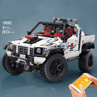 Kits de construction Baustein : Voiture RC tout-terrain Monster Truck intelligente avec contrôle vocal et application, jouet de construction pour enfants