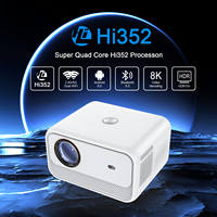 CY900 projecteur intelligent 550ANSI Lumens 1080P LCD grand écran Android 9.0 système mise au point automatique Portable pour bureau à domicile