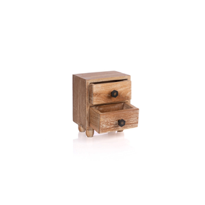 Nono Tall 2 <b>Drawers</b> Are the Perfect Choice for Storing <b>Small</b> Items in the Bedroom, Kitchen or Office and More wooden <b>drawers</b> - Product Image 4