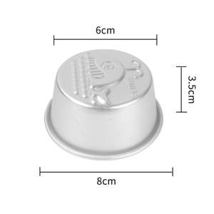 <span class=keywords><strong>Moule</strong></span> à pudding rond en alliage d'aluminium, gobelet à gelée, réutilisable, antiadhésif, mini-gâteau, <span class=keywords><strong>moule</strong></span> à muffins, <span class=keywords><strong>soufflé</strong></span> pour la pâtisserie à domicile et les friandises de fête - Product Image 1