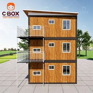 อาคารสำนักงานสำเร็จรูปสมัยใหม่ Cbox บ้านพักคนงานแบบโมดูลาร์ชั่วคราว บ้านพักแบบถอดประกอบได้จากตู้คอนเทนเนอร์ - Product Image 5
