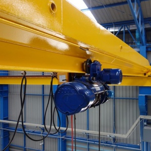 Pont roulant monopoutre de 5 tonnes à faible hauteur de plafond avec palan électrique à câble pour atelier et entrepôt à structure métallique à plafond bas L - Product Image 6