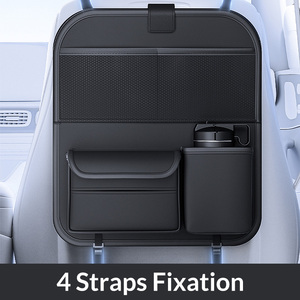 Organizador de Asiento Lateral para Auto Anjuny AJ-3076, Plegable, de Cuero PU de Lujo, Ligero, Portátil, Sostenible, con Capacidad de 10-20L - Product Image 2