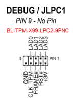 Module de Plateforme Fiable (TPM) à 10 broches avec Interface LPC, Personnalisation de la puce TPM pour carte mère de serveur X99 PC JLPC1