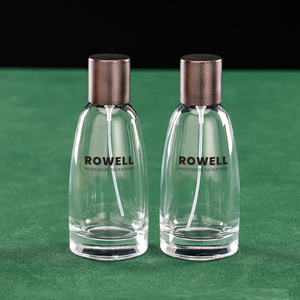 Bottiglia di Profumo in Vetro <span class=keywords><strong>Rosa</strong></span> Chiaro con Tappo a Farfalla 30ml 50ml 100ml Cilindrica Trasparente Nuovo Design - Product Image 6