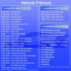 Apdlfsc เซ็นเซอร์ตำแหน่งเพลาลูกเบี้ยว12V DC 4.5mA สำหรับ Ford Mustang Taurus Explorer F150 F250 F350 F450 F550 E150 E250 E350 E550 E450 - Product Image 2