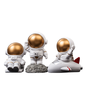 Étagère de décoration mignonne pour chambre à coucher, figurine d'astronaute, petite statue - Product Image 2
