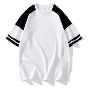 Venta al por mayor de ropa para hombre Camiseta de gran tamaño de algodón de peso pesado en blanco personalizado Vintage camiseta - Product Image 1