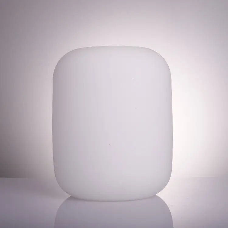 Wholesale high quality Hand Blown Milk White opal white glass matt lamp shade