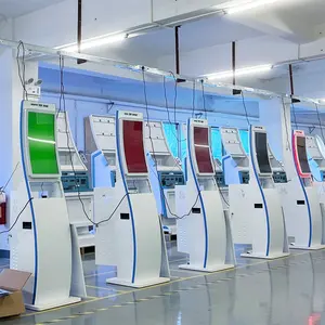 Usingwin 23.6 dokunmatik ekran cihaz otomatik terminali interaktif makine dijital sipariş sistemi menü ödeme Self-Service Kiosk