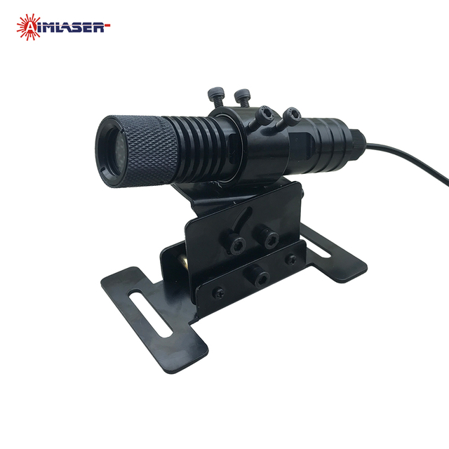 Waterproof 520nm 30mW Green Laser Line Generator Projector for Stone Wood Textile Material Processing Alignment Guidance