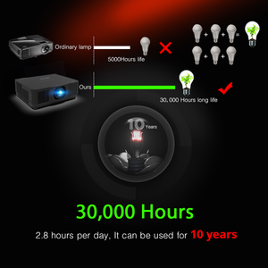 Byintek 100000:1 tương phản ném dài chiếu tia Laser chùm l760k 10000 ANSI Lumens chiếu 3LCD Laser máy chiếu chuyên nghiệp - Product Image 3