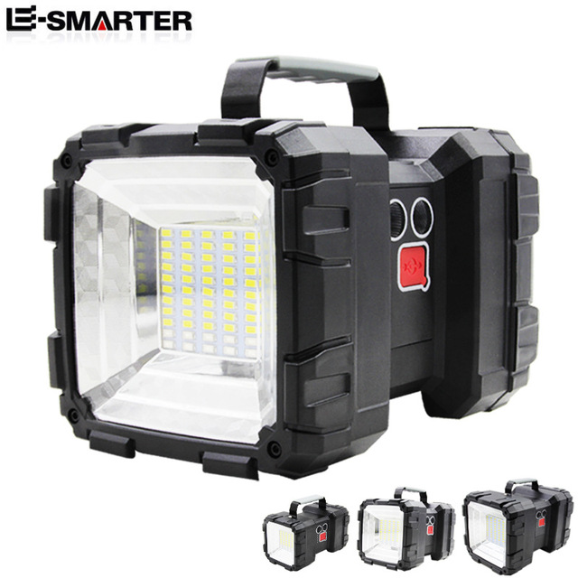 High Lumens 10000mAh USB Rechargeable Waterproof Handheld Super Bright Dual Led Xhp50 Searchlight Flashlight for Outdoor Working