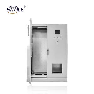 CHNSMILE Armoire de distribution extérieure personnalisée Boîte de commande verticale à double porte Protection IP54 OEM en acier Couleur personnalisée disponible - Product Image 5
