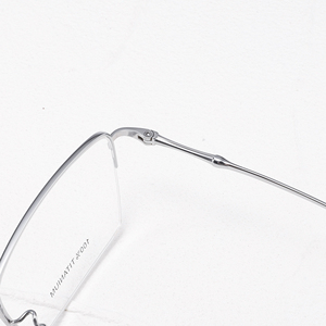 Gafas de Titanio Rectangulares con Montura Completa, Ligeras, Unisex, para Adultos, Monturas para Corrección de la Visión, Color Sólido - Product Image 6