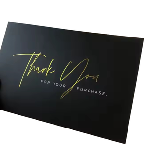 Cartes de visite en carton de luxe avec dorure à chaud et impression typographique, logo personnalisé pour petites entreprises, mariages, remises de diplômes, funérailles - Product Image 1