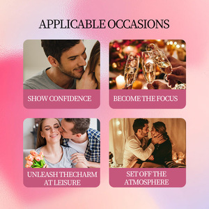 Perfume en roll-on con feromonas para parejas, aroma floral frutal, fragancia duradera para citas, sin alcohol. - Product Image 4