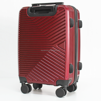Ensemble de bagages légers en ABS+PC avec couleur/logo personnalisés, valises classiques 20/24/28 pouces, roues universelles à 8 roulettes, cadeau d'entreprise, fabrication en usine