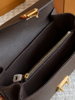 Sac à bandoulière de style designer, sac de luxe avec logo imprimé, sac à main pour femme à sangle unique, version haute qualité