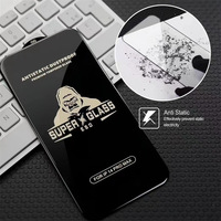 HUAYUAN pour iPhone Duo 18 17 16 Pro Max Verre trempé anti-statique ESD en aluminium haute résistance avec filet anti-poussière grand arc 0,4 mm
