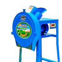 Tondeuse à gazon électrique multifonctionnelle, hacheuse de paille de maïs, petite machine à couper la paille, mini broyeur d'herbe