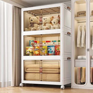 Foldable Multipurpose Adjustable Cabinet Durable Portable Storage <strong>Wardrobe</strong> <strong>White</strong> <strong>Wardrobe</strong> <strong>Cheap</strong> - Product Image 3