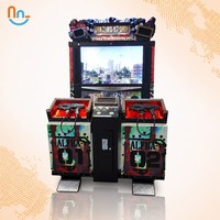 Joy2fun Machine de jeu vidéo d'arcade de tir à deux joueurs, personnalisée, de haute qualité, pour intérieur, à monnayeur