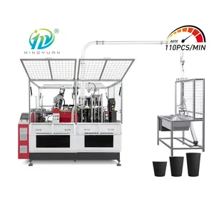Fincan yapma makineleri fiyat kağıt bardaklar makine özel tasarım yaygın olarak kullanılan fabrika maliyeti üretim hızı kahve kağıdı 5KW